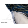 Camo Green Dog Bed 10cm Thick HD Foam Mattress Removable Fleece Cover