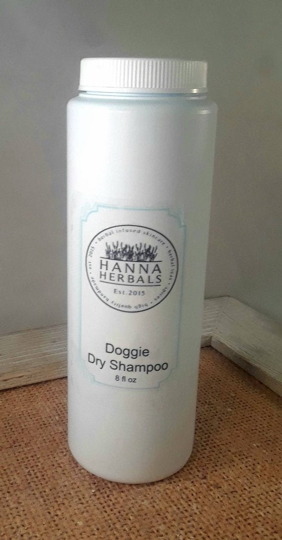 Doggie dry Shampoo - 8 ounce - Dry Dog Shampoo