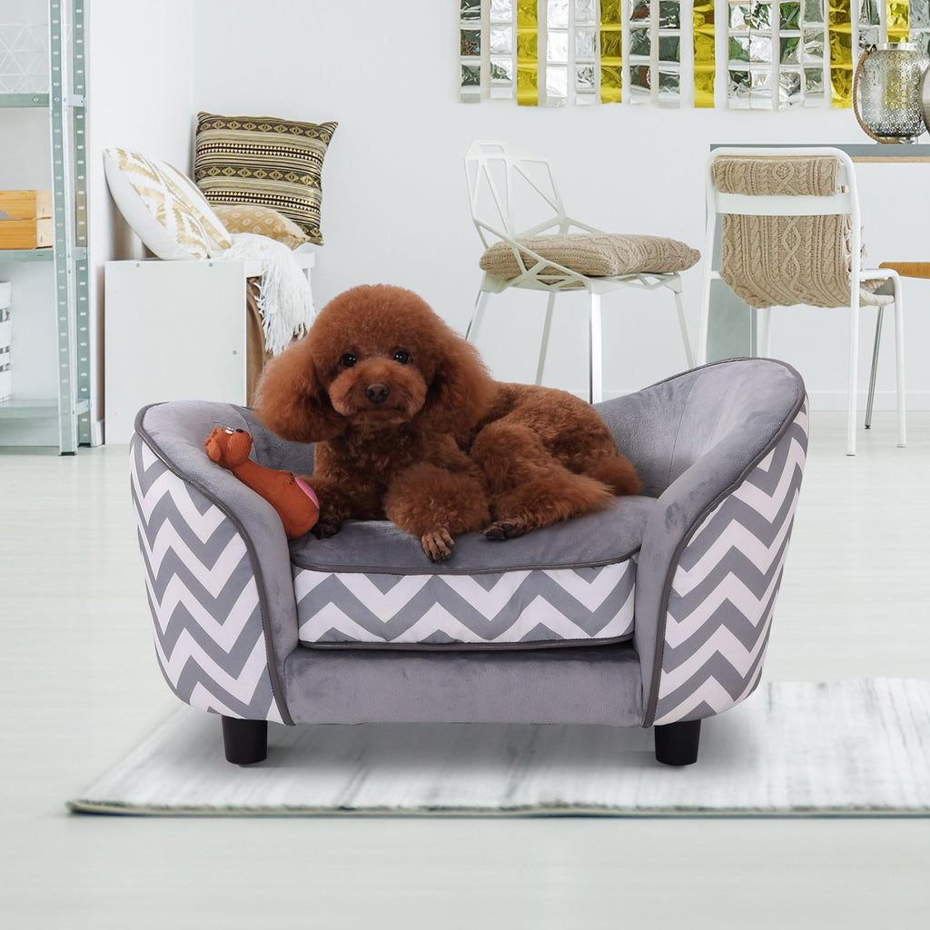 PawHut Pet Soft Warm Sofa Elevated Dog Puppy Sleeping Bed Bed Raised