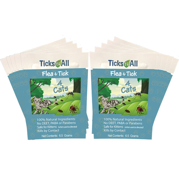 All Natural Flea and Tick Wipes 4 Cats (10 cnt.)