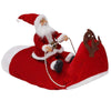 Christmas Santa Claus Riding Deer Dog Costume