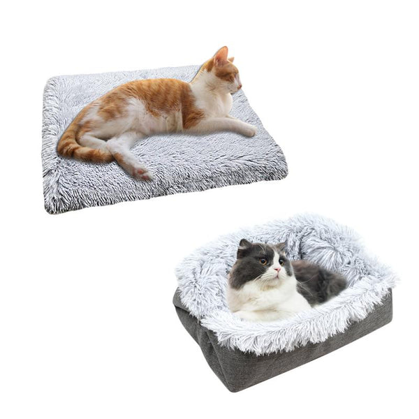 Plush Cat Warm Bed For Sleeping