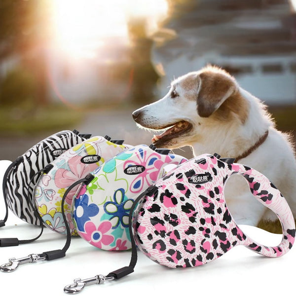 Multicolor 5/15m Dog Harness ABS Automatic - Paws and Me