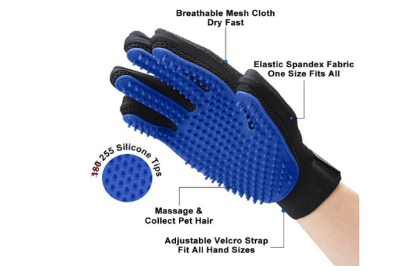 2020 upgraded Pet Grooming Glove - Paws and Me