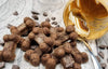 Peanut Butter Carob Handmade Gourmet Dog Treats - 4 oz. Bag