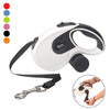 2-in-1 5M/8M Retractable Dog Leash with Poop Bag Dispenser