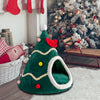 Cat | Dog Christmas Tree Shape Bed House