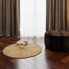 Round Woven Area Rug for Living Room Bedroom Floor Mat Braided